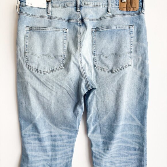 American Eagle Airflex Athletic Light Wash Jeans 38/32 NWT - Picture 6 of 10
